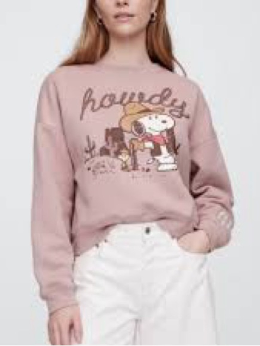 GAP x Peanuts Snoopy “Howdy” Western Sweatshirt | Women’s XL | Worn Once